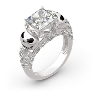 Silver Skull Design Women's Ring